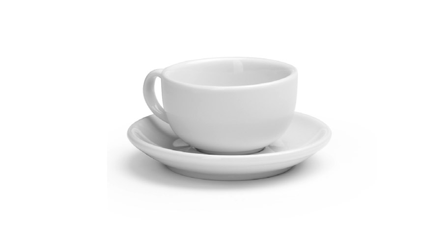 浓缩咖啡杯带茶碟